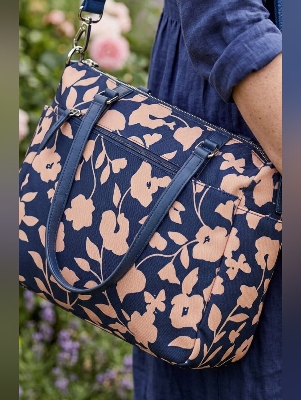 Kate Spade Jae Garden Vine Tote Diaper Bag/Work Satchel NWT
